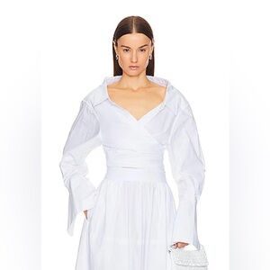 HELSA Poplin Wrap Shirt